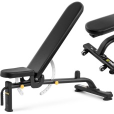 Регульована складна лава для тренувань Gymrex 9 рівнів до 135 кг