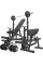 Комплект Marbo Sport MS5_2.0_113KG_G | Двостороння лава + регульовані стійки + лава Скотта з регульованою опорою + комплект грифів і гумових навантажень 113 кг