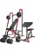 Комплект Marbo Sport MH10_166KG_KIER | Двостороння лава + багаторівневі стійки + лава Скотта + комплект грифів і навантажень