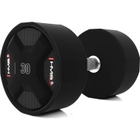 Гантель HMS CPU з поліуретану 1 x 30 кг