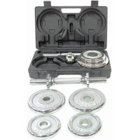 Хромовані гантелі HMS ‎‎STC20 2 x 10 кг