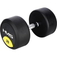 Гантель HMS ‎‎HG PRO з гумовим покриттям 1 x 35 кг