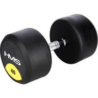Гантель HMS HG PRO з гумовим покриттям 1 x 40 кг