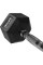 Гантель HMS Hex Pro з гумовим покриттям 1 x 42,5 кг