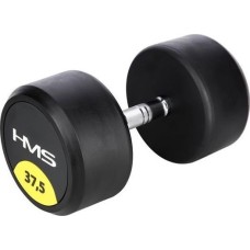 Гантель HMS HG PRO з гумовим покриттям 1 x 37,5 кг
