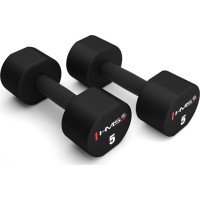 Гантелі з поліуретану HMS HPT05 2 x 5 кг