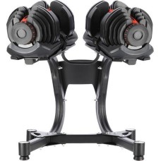 Сталеві гантелі HMS SR80 2 x 40 кг + підставка STR10