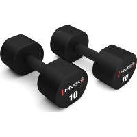 Гантелі з поліуретану HMS HPT10 2 x 10 кг