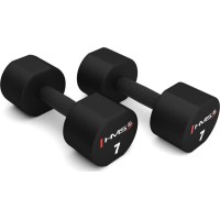 Гантелі з поліуретану HMS HPT07 2 x 7 кг