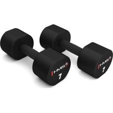 Гантелі з поліуретану HMS HPT07 2 x 7 кг