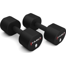 Гантелі з поліуретану HMS HPT09 2 x 9 кг