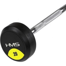 Штанга ламана з гумовим покриттям HMS, 20 кг (GSL-20)