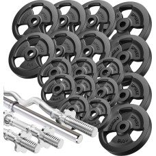 Набір посилених грифів та навантажень 113 кг — Marbo Sport