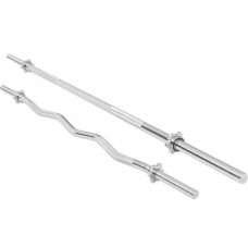 Набір різьбових грифів Gorilla Sports: прямий 170 см, ламаний 120 см