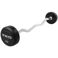 Штанга ламана з гумовим покриттям TKO 40 кг (K807R-40)