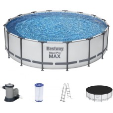 Басейн BESTWAY Steel Pro Max 488 x 122 см з картриджною фільтрацією 5612Z