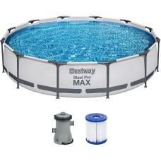 Басейн BESTWAY Steel Pro Max 366 x 76 см з картриджною фільтрацією 56416