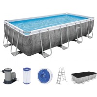 Басейн BESTWAY Power Steel 549 x 274 x 122 см з картриджним фільтром 56998