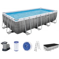 Басейн BESTWAY Power Steel 549 x 274 x 122 см з картриджним фільтром 56998