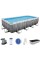 Басейн BESTWAY Power Steel 549 x 274 x 122 см з картриджним фільтром 56998