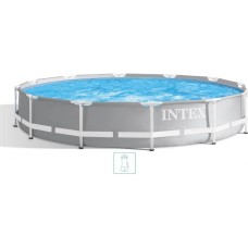 Басейн INTEX PRISM FRAME 366 × 76 см з фільтрацією 12V 26712GN