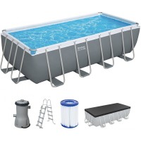 Басейн BESTWAY Steel Pro Max 488 x 244 x 122 см з картриджним фільтром 56670