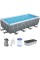 Басейн BESTWAY Steel Pro Max 488 x 244 x 122 см з картриджним фільтром 56670