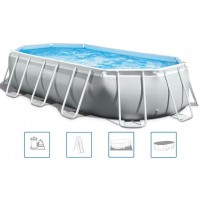 Басейн INTEX PRISM FRAME 503 × 274 × 122 см з фільтрацією 220–240 В 26796NP