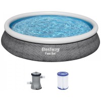 Басейн BESTWAY Fast Set 457 x 84 см з картриджним фільтром 57313