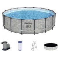 Басейн BESTWAY Steel Pro Max 488 x 122 см з картриджною фільтрацією 5619E
