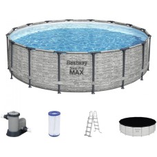 Басейн BESTWAY Steel Pro Max 488 x 122 см з картриджною фільтрацією 5619E