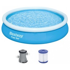 Басейн BESTWAY Fast Set 366 x 76 см з картриджним фільтром 57274