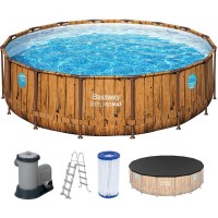 Басейн BESTWAY Steel Pro Max Splashvie 488 x 122 см з картриджним фільтром 56725