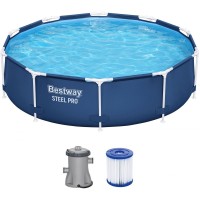 Басейн BESTWAY Steel Pro 305 x 76 см з картриджним фільтром 56679