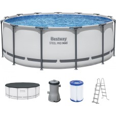 Басейн BESTWAY Steel Pro Max 396 x 122 см з картриджною фільтрацією 5618 Вт