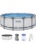 Басейн BESTWAY Steel Pro Max 396 x 122 см з картриджною фільтрацією 5618 Вт