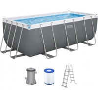 Басейн BESTWAY Steel Pro Max 412 x 201 x 122 см з картриджним фільтром 56456