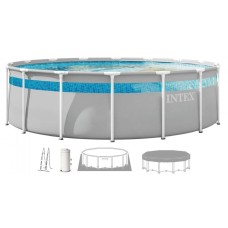 Басейн INTEX PRISM FRAME CLEARVIEW 427 x 107 см з фільтрацією 220–240 В 26722ND