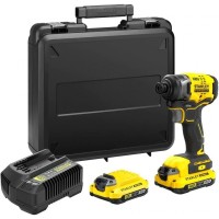 Ударний гайковерт Stanley SFMCF810D2K FatMax V20 (18 В/2 x 2,0 Аг), кейс для перенесення