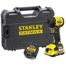 Безщітковий ударний гайковерт Stanley SFMCF811D1T FatMax V20, кейс 1/4