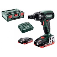 Акумуляторний ударний гайковерт Metabo SSW 18 LTX 400 BL, 18 В, 2 x 4,0 Аг, MetaBOX 602205800