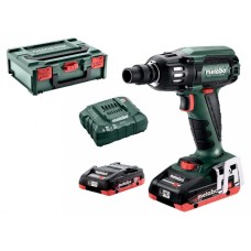 Акумуляторний ударний гайковерт Metabo SSW 18 LTX 400 BL, 18 В, 2 x 4,0 Аг, MetaBOX 602205800