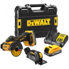 Акумуляторна циркулярна пилка DeWALT DCS438E2T XR PowerStack (76 мм / 18 В (2 x 1,7 Аг))