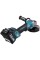 Акумуляторна кутова шліфувальна машина Makita GA029GM201 125 мм Li-ion XGT (2x4.0Ah/40V) Makpac4