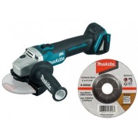 Акумуляторна кутова шліфувальна машина Makita DGA504 125 мм, літій-іонна 18 В, без акумулятора