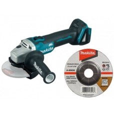 Акумуляторна кутова шліфувальна машина Makita DGA504 125 мм, літій-іонна 18 В, без акумулятора