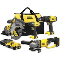 Набір електроінструментів Stanley SFMCK469M2 FatMax V20 (18 В/2 x 4,0 Аг), сумка