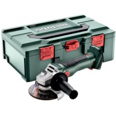 Акумуляторна кутова шліфувальна машина Metabo W 18 L 9-125 18V + MetaBox 165L, без акумулятора (602247840)
