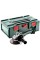 Акумуляторна кутова шліфувальна машина Metabo W 18 L 9-125 18V + MetaBox 165L, без акумулятора (602247840)