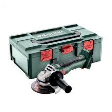 Акумуляторна кутова шліфувальна машина Metabo W 18 L BL 9-125 (18 В/125 мм/без акумулятора) + MetaBOX 165, 602374840